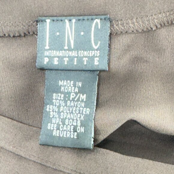 INC INTERNATIONAL CONCEPT Women's Skirt Brown Jersey Knit Flare Midi Size PM - Picture 11 of 14